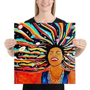 jhelisa – premium poster 18”x18” – Open Live Music collection -dilameart