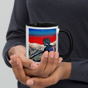 America- Easy Rider – black mug 11 oz - SIDE B – cult&culture collection -dilameart