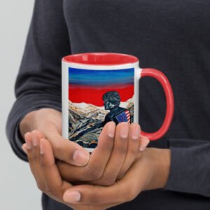 America- Easy Rider – red mug 11 oz - SIDE B – cult&culture collection -dilameart