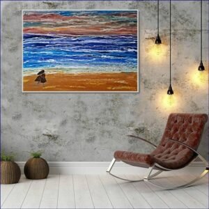 wings to fly – print on canvas 24”x36” – deepBlu collection -dilameart