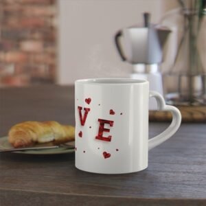 LOVE – mug heart handle 11oz – SIDE B -dilameart
