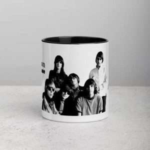 Jefferson Airplane / Mug (11 oz), White ceramic Mug with black interior and handle
