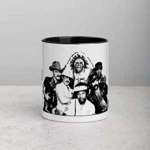 Village People / Mug (11 oz), White ceramic Mug with black interior and handle