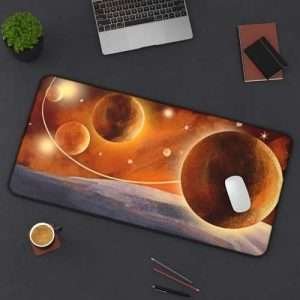 deep space - desk mat - dilameart