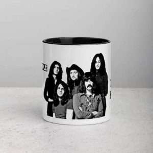 Deep Purple / Mug (11 oz), White ceramic Mug with black interior and handle