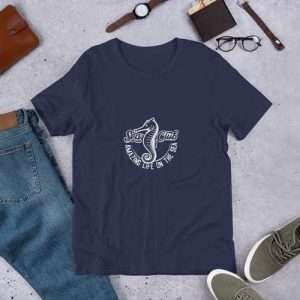sea club/ T-shirt Unisex - navy color-dilameart