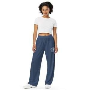 sea club / woman pants ( Cello blue) - dilameart