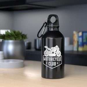 motorcycle club /black aluminum bottle 13.5oz - dilameart