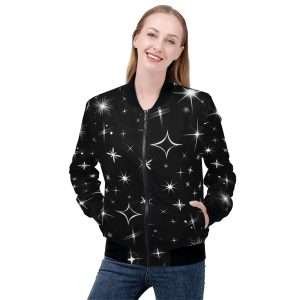 stars / women's Bomber Jacket-dilameart