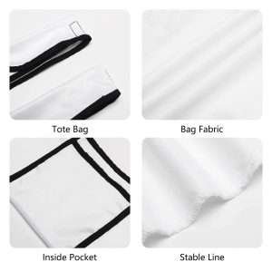 Shopping bag (pack of three bags)- detail - dilameart