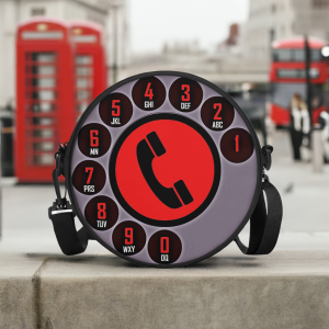 Big Phone / Round Bag convertible in small Backpack