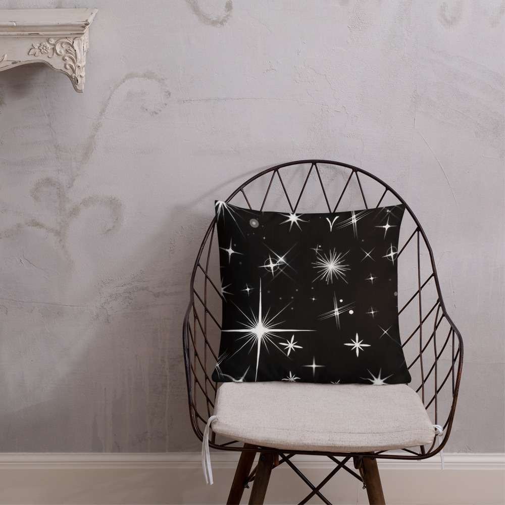 STARS / Premium Pillow (18"x18") 4 stars / premium pillow 18"x18" - dilameart