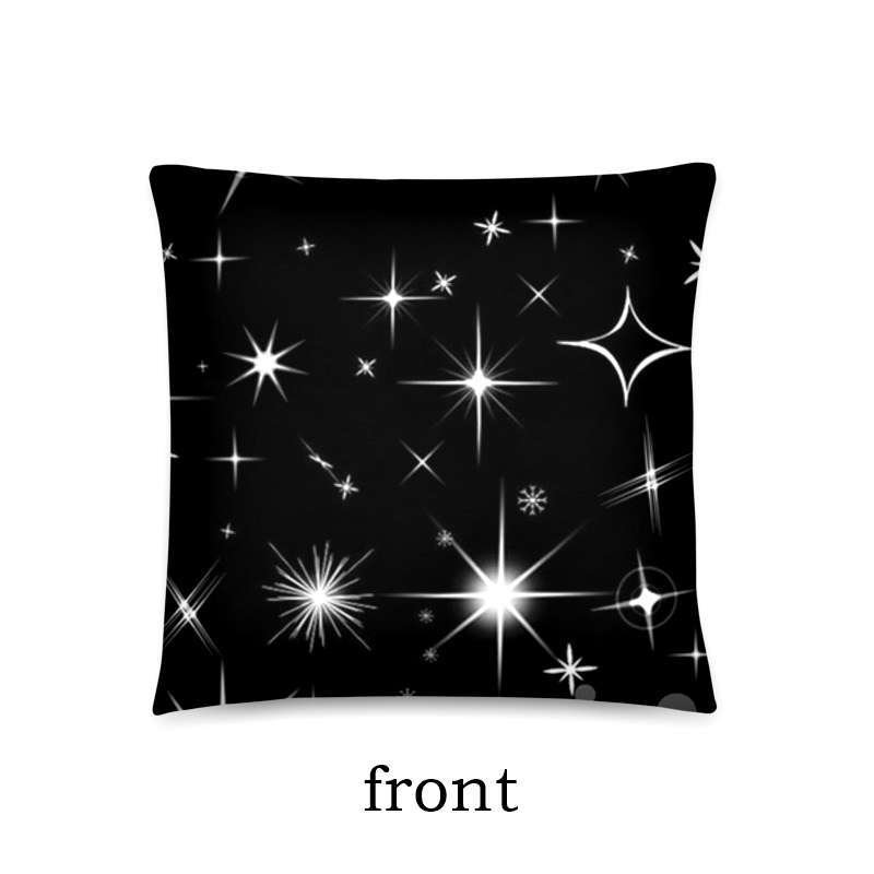 STARS / Premium Pillow (18"x18") 2 stars / premium pillow 18"x18" - dilameart