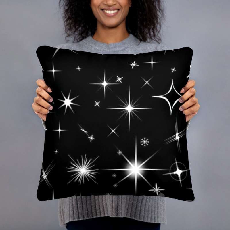 STARS / Premium Pillow (18"x18") 1 stars / premium pillow 18"x18" - dilameart