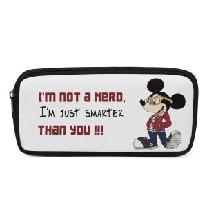 Mickey Nerd / Pencil case - dilameart