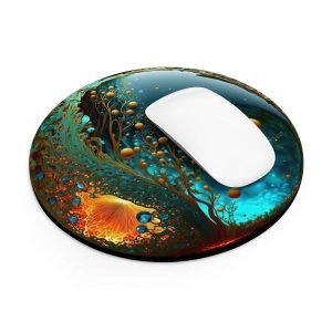 Crystal Sea is a Mousepad with a circular shape by dilameart-store