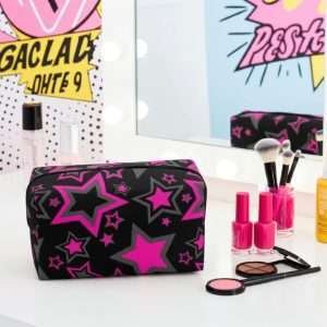 PU Leather Case / Pink Stars