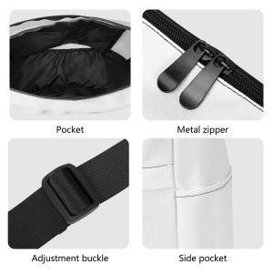 Canvas Shoulder Bag - detail -dilameart