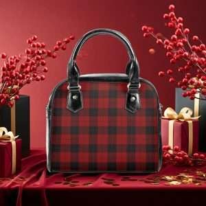 Red Tartan / Shoulder Handbag
