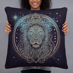 Leo / premium pillow (22"x 22") - dilameart