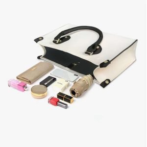 Details / Black Shoulder Luxury Bag - dilameart