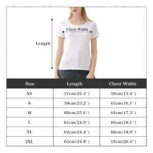 Future Girl Size Chart / Women's T-shirt - dilameart
