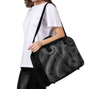 Holdall Bag For Professionals, Large Bag in strong Nylon, Gym Bag for Sports, High-Quality Travel Bag / Curve Line