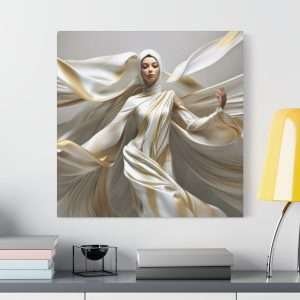 Print on Canvas, High-Quality Polycotton Canvas, Classic Canvas depth 1.18" / Silver Woman