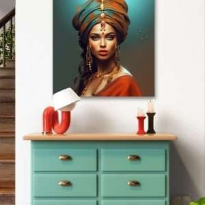 Print on Canvas, High-Quality Polycotton Canvas, Classic Canvas depth 1.18" / Esmeralda