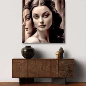 Print on Canvas, High-Quality Polycotton Canvas, Classic Canvas depth 1.18" /Forever Young (IV)