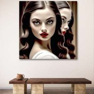 Print on Canvas, High-Quality Polycotton Canvas, Classic Canvas depth 1.18" /Forever Young (VI)