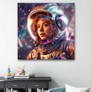 Print on Canvas, High-Quality Polycotton Canvas, Classic Canvas depth 1.18" /Stars Girl (III)
