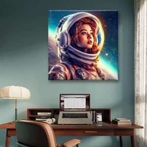Print on Canvas, High-Quality Polycotton Canvas, Classic Canvas depth 1.18" /Stars Girl (IV)