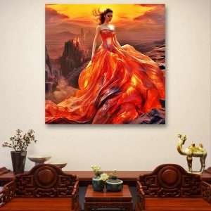 Print on Canvas, High-Quality Polycotton Canvas, Classic Canvas depth 1.18" / Volcana