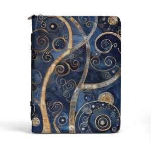 Golden Branches / Briefcase with internal pockets