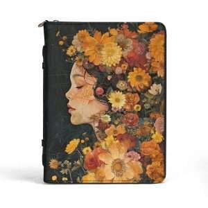 Queen of Flowers / Briefcase with internal pockets