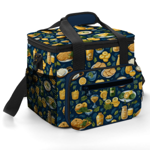 Multifunctional Waterproof Lunch Bag, Oxford cloth bag, durable, lightweight picnic bag / Pattern-A