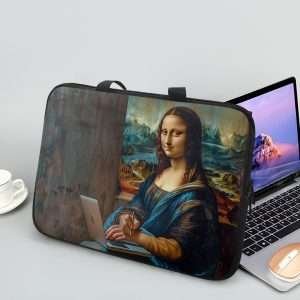 Laptop Case For 10",12",13",15",17" Laptop, Computer Bags / Monna Lisa-1