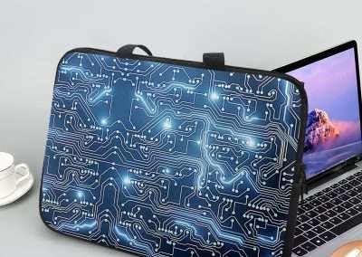 Laptop Case For 10",12",13",15",17" Laptop, Computer Bags / Cyberpunk-2