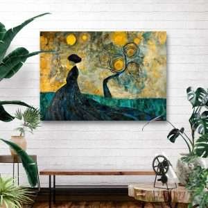 Farewell / Print on Canvas, Premium Polycotton Canvas 60"x40" , High Quality Home Decor