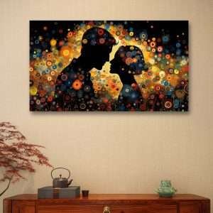 In Love / Print on Canvas, Premium Polycotton Canvas 60"x40" , High Quality Home Decor