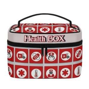 Health Box, PU Leather Medicinal Bag, / Mod.5