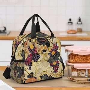 Insulated Lunch Bag / Grapes
