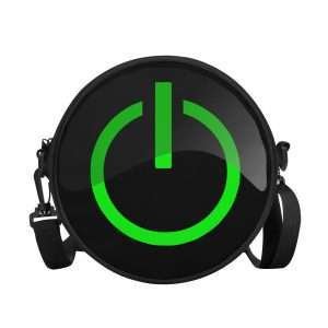 Round BAG "ON", Strong Tiny crossbody Purse convertible into a Backpack