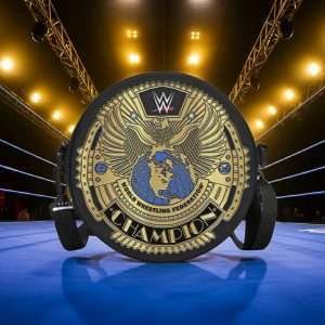 Round BAG " WWE Wrestling ", Strong Shoulder Bag convertible in small Backpack