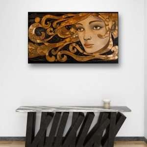 Venus / Print on Canvas, Premium Polycotton Canvas 60"x30" , High Quality Home Decor