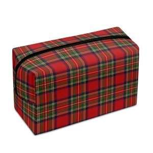 PU Leather Case / Red Tartan