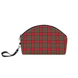 PU Leather Purse / Red Tartan