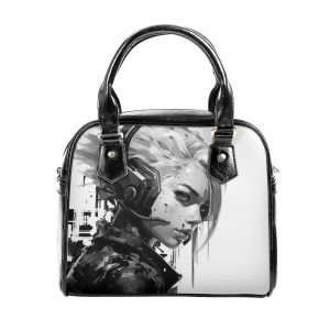 PU Leather Shoulder Handbag / Future Girl W3