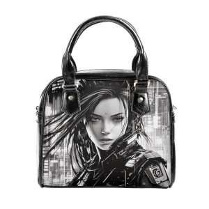 PU Leather Shoulder Handbag / Future Girl W8